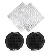 DMSR65 Foam Speaker Ring Kit for 6.5” Speakers with Egg Crate Foam Base and mats