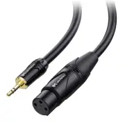 Versatile 6ft XLR to 3.5mm Audio Connection Cable for Clarity