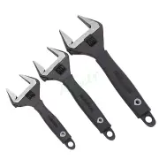 Large Opening Adjustable Wrench CR-V Industrial Grade Spanner Plumbing Repair