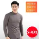 3M吸濕排汗技術 保暖衣 發熱衣 台灣製造 男款半高領 灰色-網