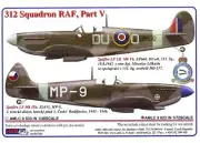AML Models Decals 1/72 ROYAL AIR FORCE 312 SQUADRON Part 5