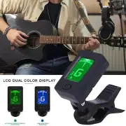 Professional Clip-On Acoustic Guitar Tuner LCD Screen Digital GX, Tune V9Z5