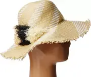 New BCBGMAXAZRIA Women's Pom Pom Floppy Hat $58 Retail