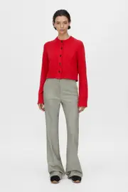Ingram Flared Pant in Natural Marle - CAMILLA AND MARCÆ C&M