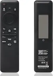 JKZTJOF BN59-01432A Solar Remote Control for Samsung Smart TV, TM2360E Solar Power Voice Remote Control for 2023 Samsung 8K Neo QLED HDR TV (with USB Type-C Cable)