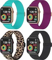 Nylon Apple Watch Band for 1/2/3/4/5/6/7/8/SE/Ultra Apple Watch, Adjustable Strap Replacement for iWatch bands (38mm, 40mm, 41mm, 42mm, 44mm, 45mm, 49mm)