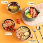 1.8l Bento Container Layered Design Storage Multifunctional Portable Soup Noodle