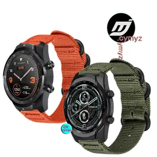 Ticwatch Pro 3 GPS 錶帶 尼龍錶帶 Ticwatch S2 錶帶 Ticwatch 智能手錶 替換帶