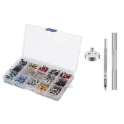 600Set 5mm Copper Grommets Eyelet Snap Fasteners Kit Accessories With 3PCS Tool