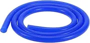 X AUTOHAUX 1 Pcs for Air and Water Silicone Vacuum Tubing Hose High Temperature Automotive Vacuum Line 5Ft 1/4" 6mm ID 2.5mm Thickness Blue 130PSI Max Pressure