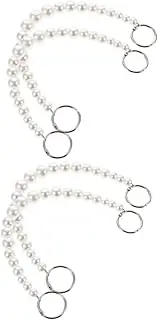 [Healvian] Pearl Shoe Chain Decorative Accessories for Women Stylish Charms for Sandals and Slides Easy to Install Unique Fashion Decoration for Highlight Your Footwear