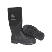 Muck Boots Chore Met Guard Boots, Size 5, 16 Inches H, Rubber, Black - 1 per PR