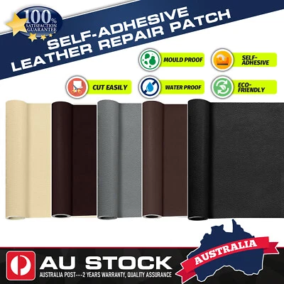 Self Adhesive Leather Repair Patch Couch Sofa Car Seat Chair Renovation