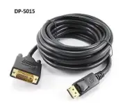 15ft DisplayPort Male to DVI-D Male 28AWG Adapter Cable, CablesOnline DP-5015