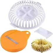 Microwave Potato Chip Maker - Potato Chips Tray, Homemade Fruit Chip Slicer, Snack Chips Rack | Easy Microwave Set, Crisp Potato Chips Maker, Kitchen Accessory, Healthy Snack Preparation, Food