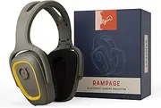 Rampage Bluetooth Hearing Protection Headphones, OSHA Compliant 25 dB Noise Reduction Safety Ear Muffs with Noise Cancelling Mic, 40+ Hour Battery, Ear Pro for Work, Lawn Mowing, Construction