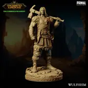 Barbarian - Wulfheim Miniature Fits D&D Pathfinder Forgotten Realms War TTRPG