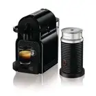 Nespresso Inissia Capsule Coffee Machine with BONUS Milk Frother Black by
