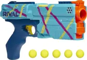 NERF Rival Kronos XVIII-500 Blaster, Breech-Load, 5 Rival Rounds, Spring Acti...