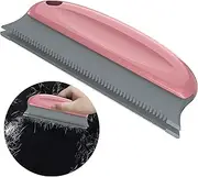 Meteou Pet Hair Cleaning Remover Brush | Pet Hair Detailer with Handle | Cat and Dog Hair Lint Remover Brush for Cars Furniture Carpet Sofa Clothes Beds Couches Blinds Chairs BrickRed