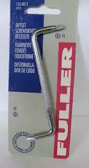 Fuller Offset Screwdriver Recessed 135-0812 (812) #1 #2 Phillip Tips NOS OFF SET