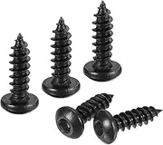 uxcell Hex Socket Self Tapping Screws, M3 x 10mm Carbon Steel Wood Screw 400pcs