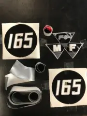 DECAL SET : COMPLETE FOR A MASSEY FERGUSON 165 TRACTOR