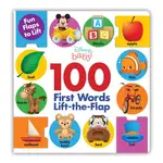 DISNEY BABY 100 FIRST WORDS LIFT-THE-FLAP(硬頁書)/DISNEY BOOK GROUP【禮筑外文書店】