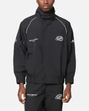 [The Anti Order] The Anti Order Track Club Windbreaker Jacket Black/grey - Size M M Black/Grey