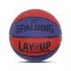 【SPALDING】籃球 Lay Up 藍 紅 耐磨 室外用 7號球(SPA84554)