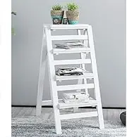 Step Stool Folding Bamboo Creative Multi-Function Household Ladder/High Stool/Bar Chair/Bed Table/Shelf/Flower Stand, 2/3/4 Layers