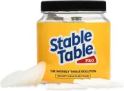 Stable Table - Clear Restaurant Table Leg 100 Shim Wedges Premium Furniture Leve