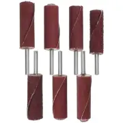 7 Pcs Sandpaper Stick Grinding Head Grinder Attachments Work Tool Drill