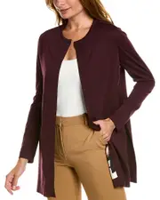 Ferragamo Long Sleeve Silk-Blend Sweater