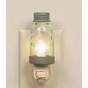 Mason Jar Night Light Barn Roof