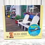Milton Bradley Big Ben Jigsaw Puzzle 1000 Pc Cape Cod National Seashore