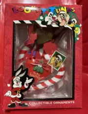 Looney Tunes Taz Devil Collectible Christmas Ornament 1997 Matrix Vintage
