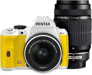 PENTAX DSLR Camera K-r W Zoom Kit White/Yellow 014 K-rWZK WH/YE014