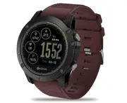 Rugged Inside Out HR Monitor 3D UI All-day Activity Record 1.22Inch Smart Waterproof Watch-Red
