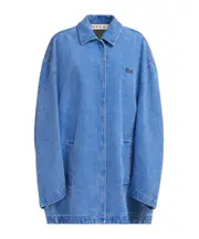 Marni Logo Patch Denim Jacket IT40,IT44,IT38 Blue