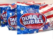 Patriotic USA Flag Wrapped Dubble Bubble Bubblegum: 11.5-Ounce Bag 3 Pack
