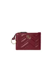 GG Marmont key case One size Rosso Ancora red