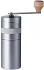 BONMAC hand grinder coffee mill silver body only: diameter 5.4 height 15.1cm