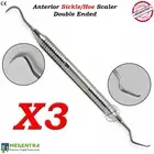 Anterior Teeth Hoe Scaler Miniature for Scaling Crowded or Overlapping