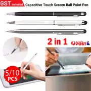 5/10x Capacitive Touch Screen Stylus BallPen For Apple iPhone iPad Samsung