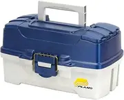 Plano Synergy 620206 Tackle Box, 2-Tray, Blue/White