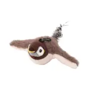 Electronic Interactive Cat Toy Flapping Wings Sparrow Bird Catnip Toys Chirping