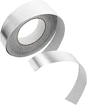 Cabilock 1Roll High Temperature Aluminum Foil Duct Tape Fireproof Joint Sealing Tape for Home Repairs for HVAC Systems and Emergency Waterproofing