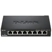 D-Link DGS-108 8 Ports Ethernet Switch - 10/100/1000Base-T - 2 Layer Supported - 6.70 W Power Consumption