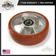 Pallet Jack Steer Wheel Assy for Wesco 272748 7” Diameter UItra-Poly Aluminum